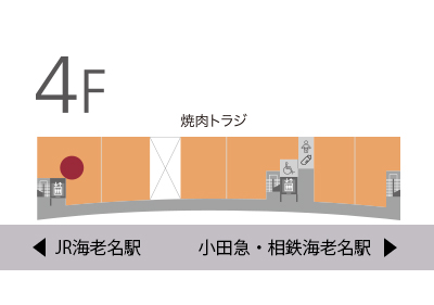 焼肉トラジ地図