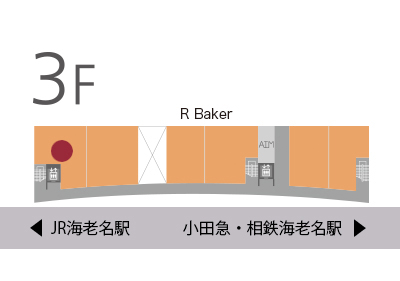 R Baker地図