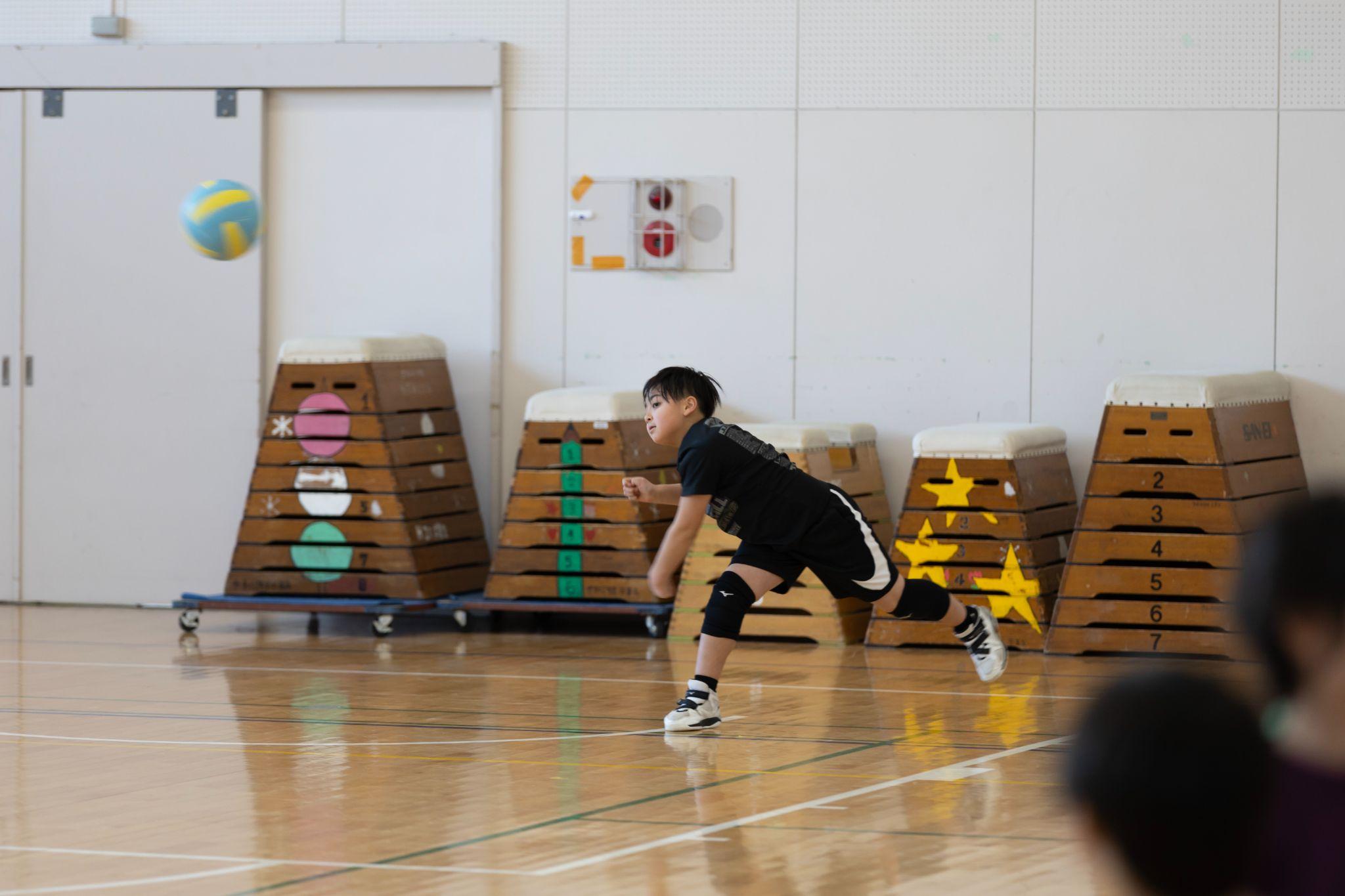 中新田ファイヤーズの練習風景